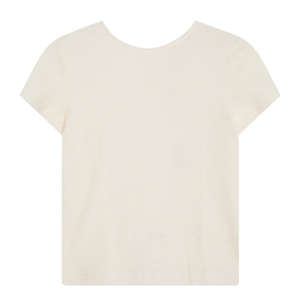 Helmut Lang NWOT Fringe Terry Baby Tee